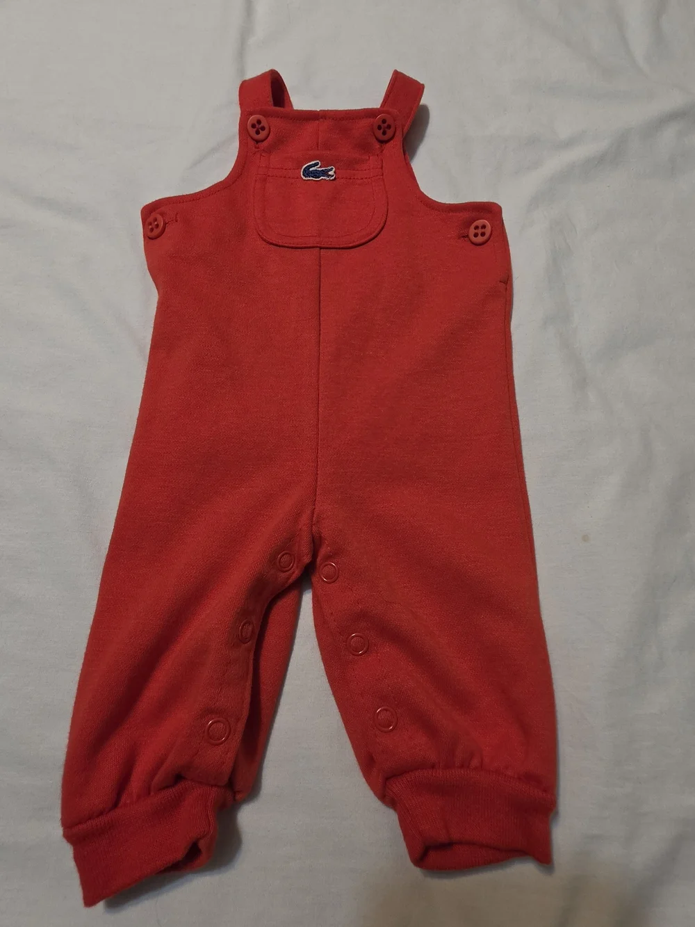 Izod Lacoste Vintage Baby Boy's Red One Piece Outfit